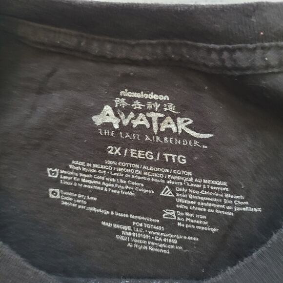Avatar The Last Airbender Size 2XL Men's Anime T-Shirt Casual Nerd Geek Love - Picture 6 of 6